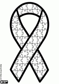 Awareness clip art collection. Autism clipart black and white