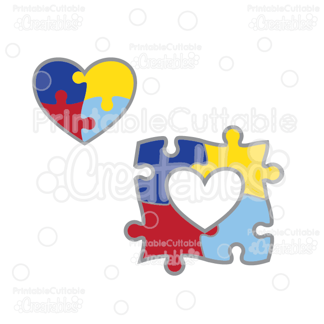 Awareness puzzle free svg. Autism clipart file