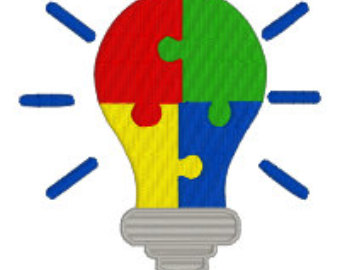 autism clipart light bulb