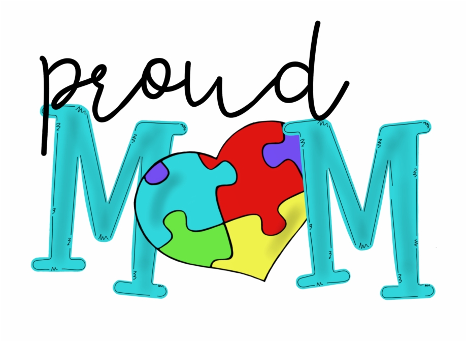 Autism clipart love. Proud mom heart free