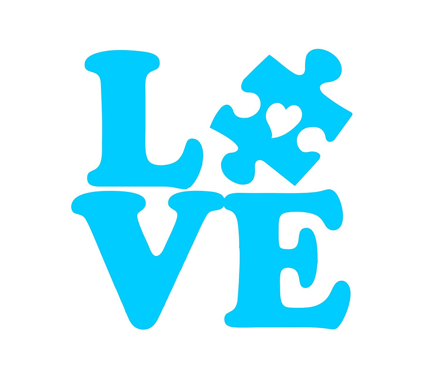  collection of puzzle. Autism clipart love