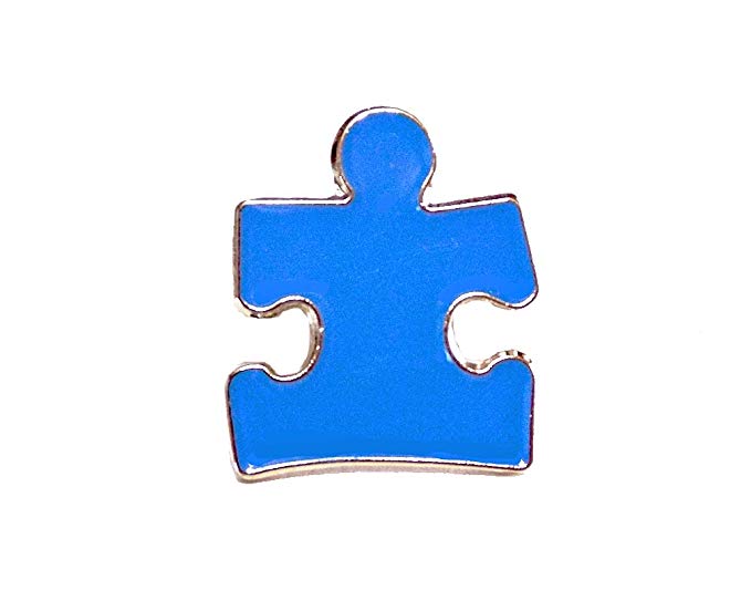 Autism clipart one piece at time. Amazon com awareness puzzle