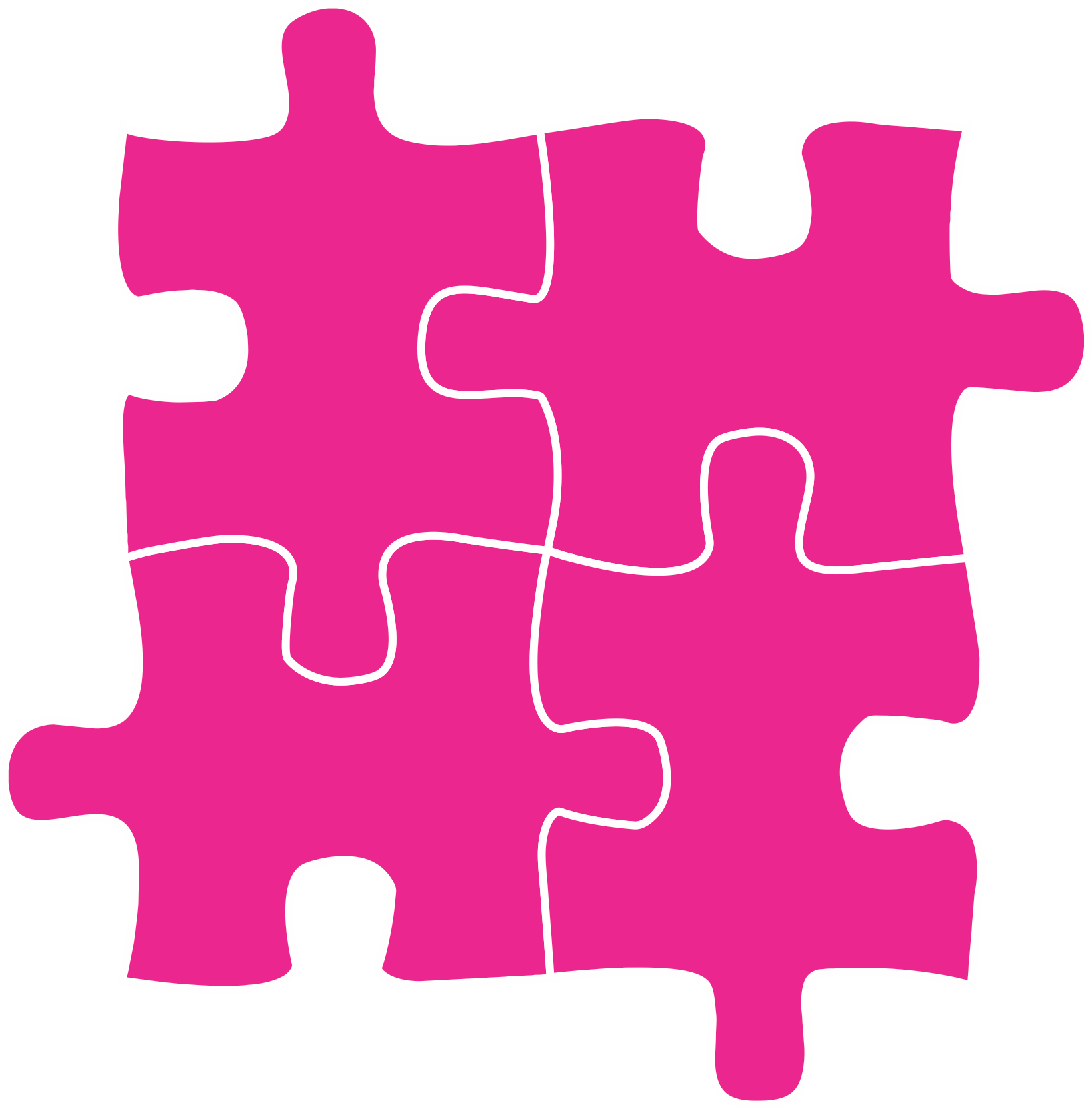 Helping hands learning center. Autism clipart pink