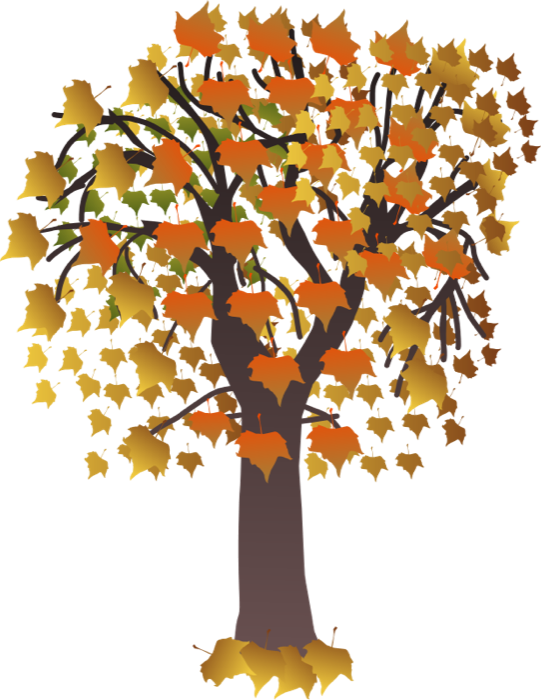Free animations of trees. Life clipart colorful tree