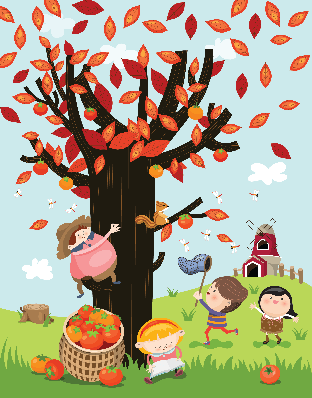 autumn clipart autumn scene