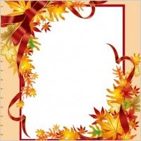 Fall clip art free. Autumn clipart borders