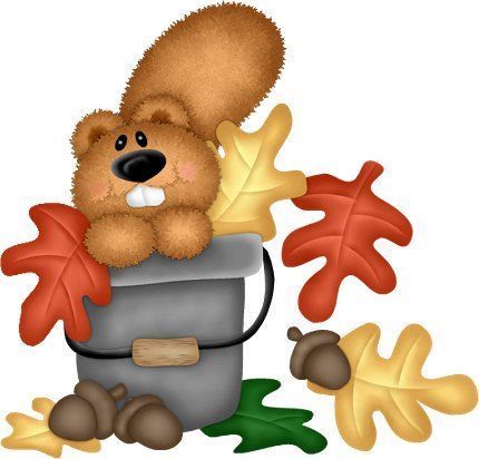 autumn clipart bucket