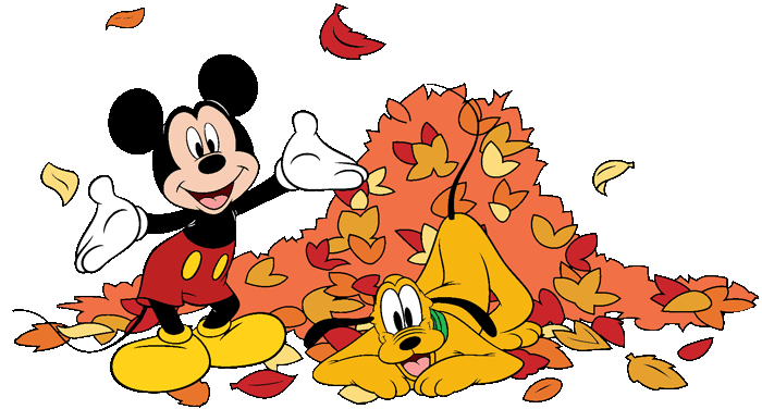Autumn clipart cartoon. Disney fall season clip