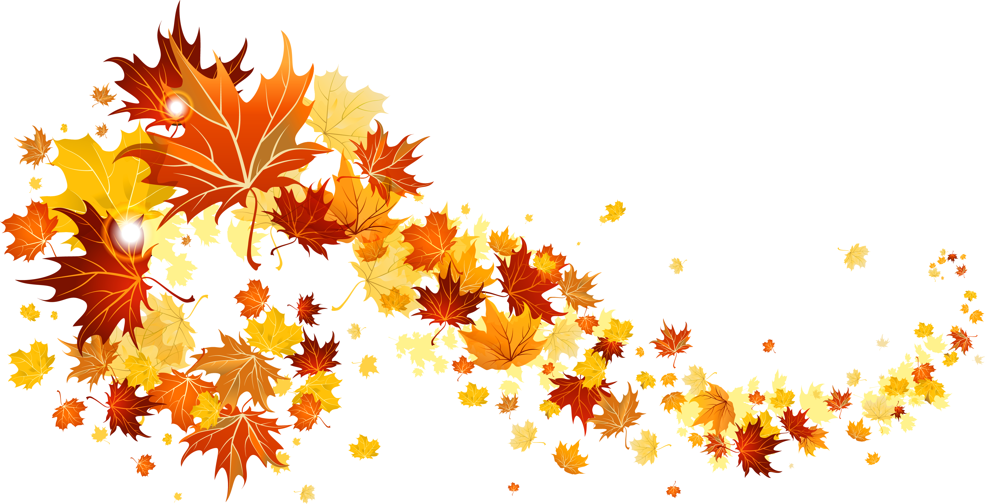Falling leaves transparent png. Windy clipart leave