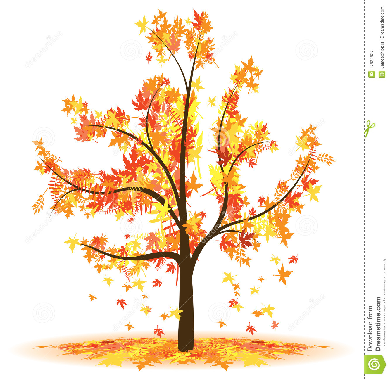 autumn clipart tree