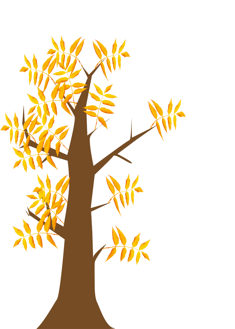 Autumn clip art with. Clipart books tree