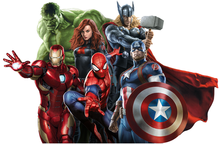 Captain america spider man. Avengers clipart background