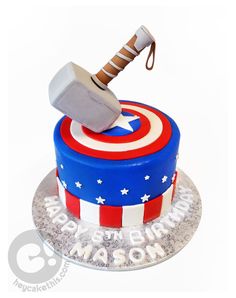 avengers clipart cake