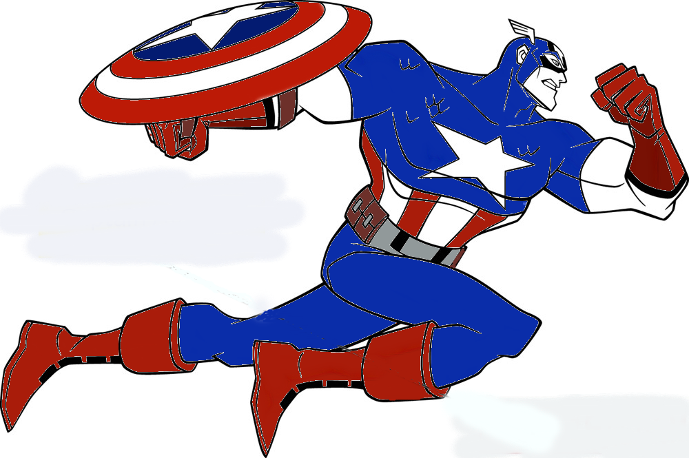 avengers clipart captain america