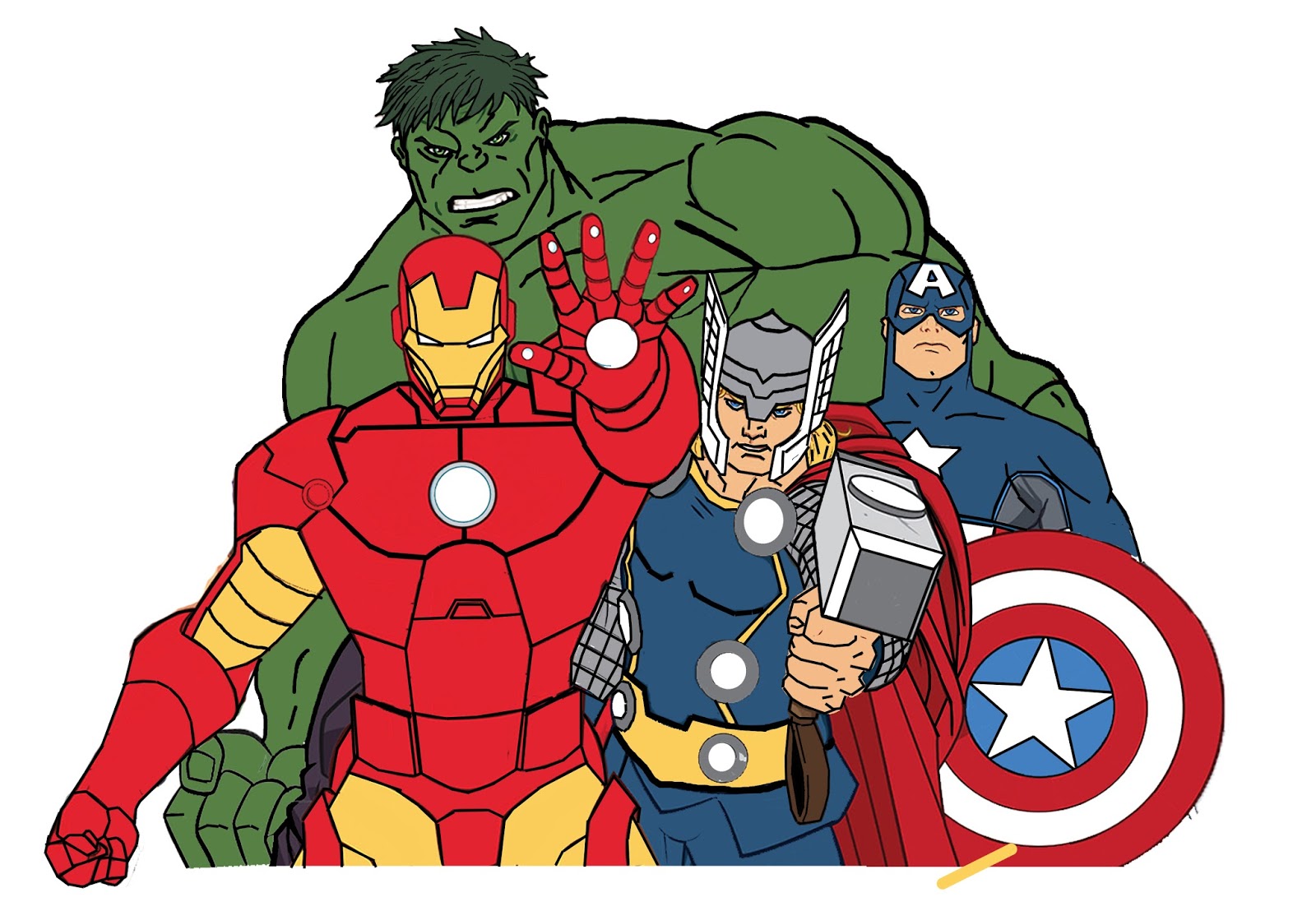 Smile like you mean. Avengers clipart happy birthday
