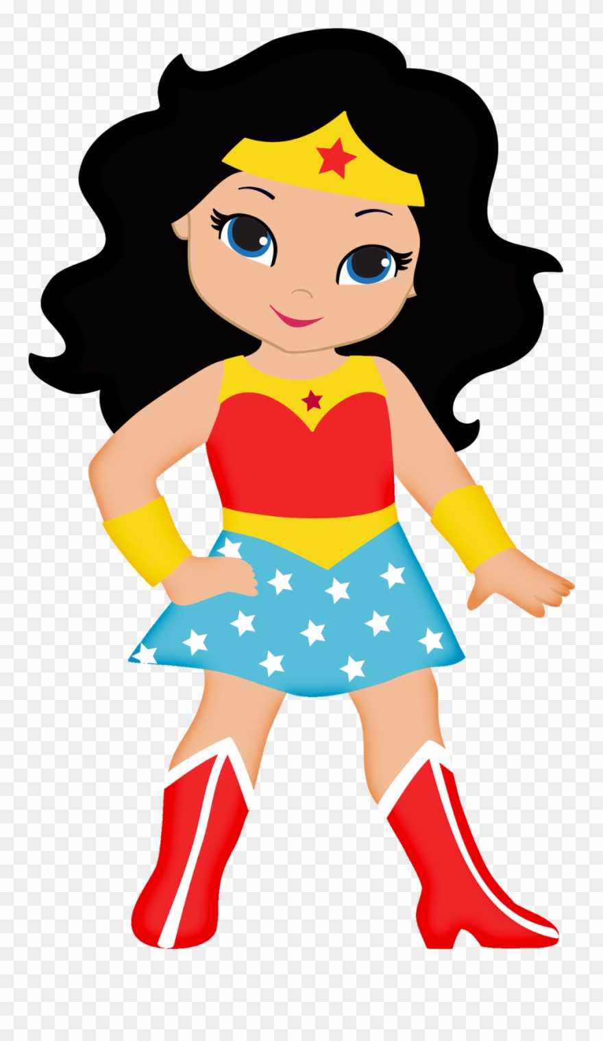 hero clipart superwoman