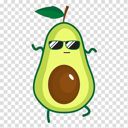 Avocado clipart animated, Avocado animated Transparent FREE for