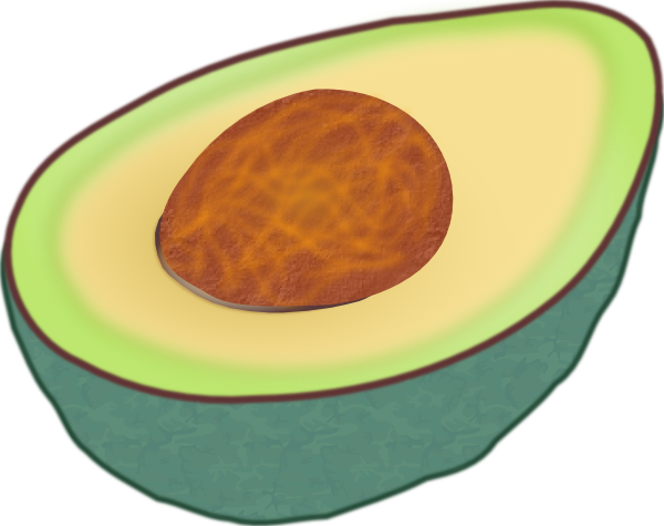avocado clipart animated