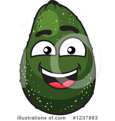 avocado clipart face