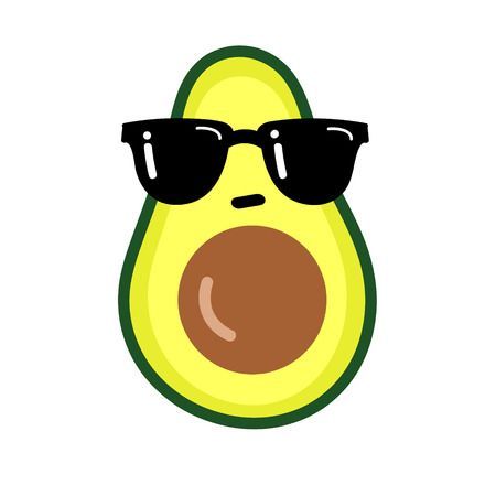 avocado clipart face