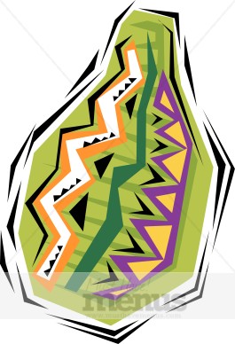 Ripe mexican food. Avocado clipart large