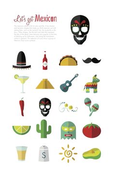 Avocado clipart mustache. Mexican sombrero hat with