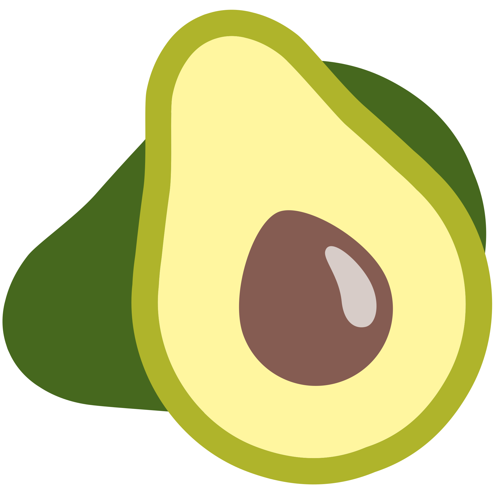 File emoji u f. Cute clipart avocado