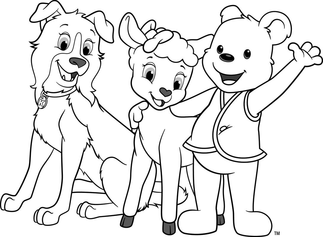 awana clipart coloring page