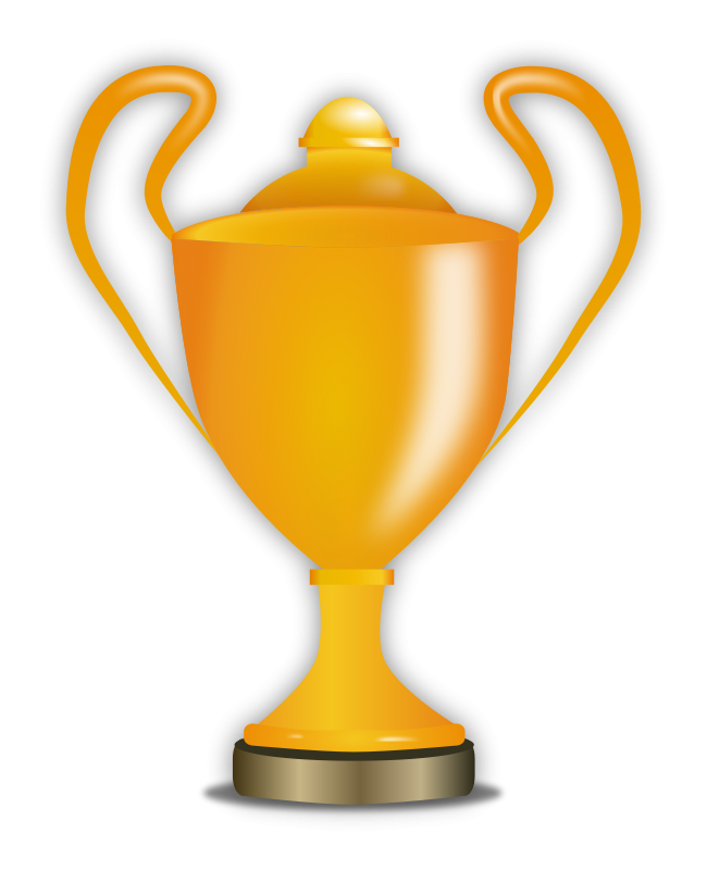 Prize panda free images. Pink clipart trophy