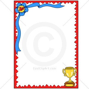 award clipart borders