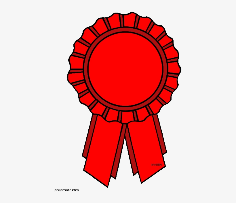Red ribbon clip art. Award clipart cute