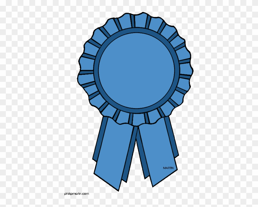 Award clipart cute. Blue ribbon for being