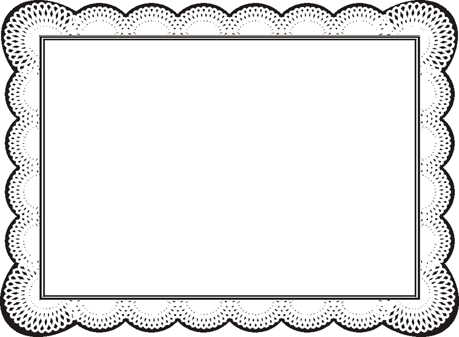 Banner clipart certificate. Free borders for word