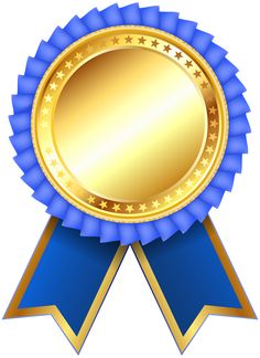 Gold medal with green. Awards clipart medallion