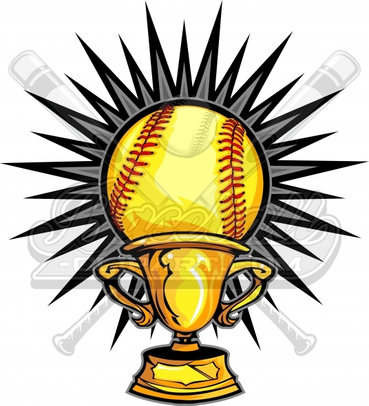 award clipart softball
