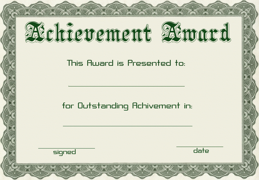 awards clipart achievement award