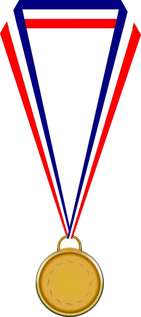 Awards clipart medallion. Award badge gold images