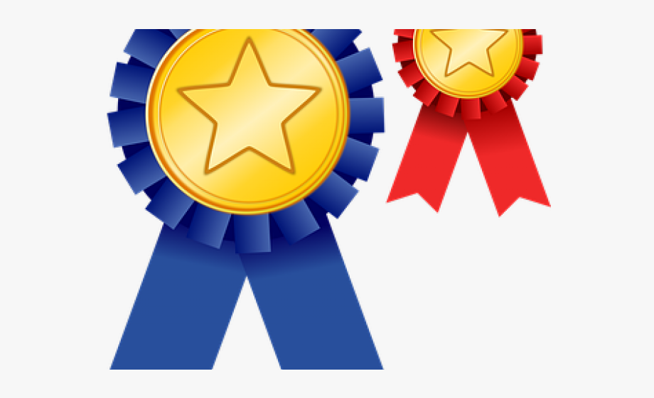 Medals blue ribbon png. Prize clipart award