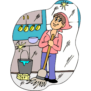 housekeeping clipart clean counter