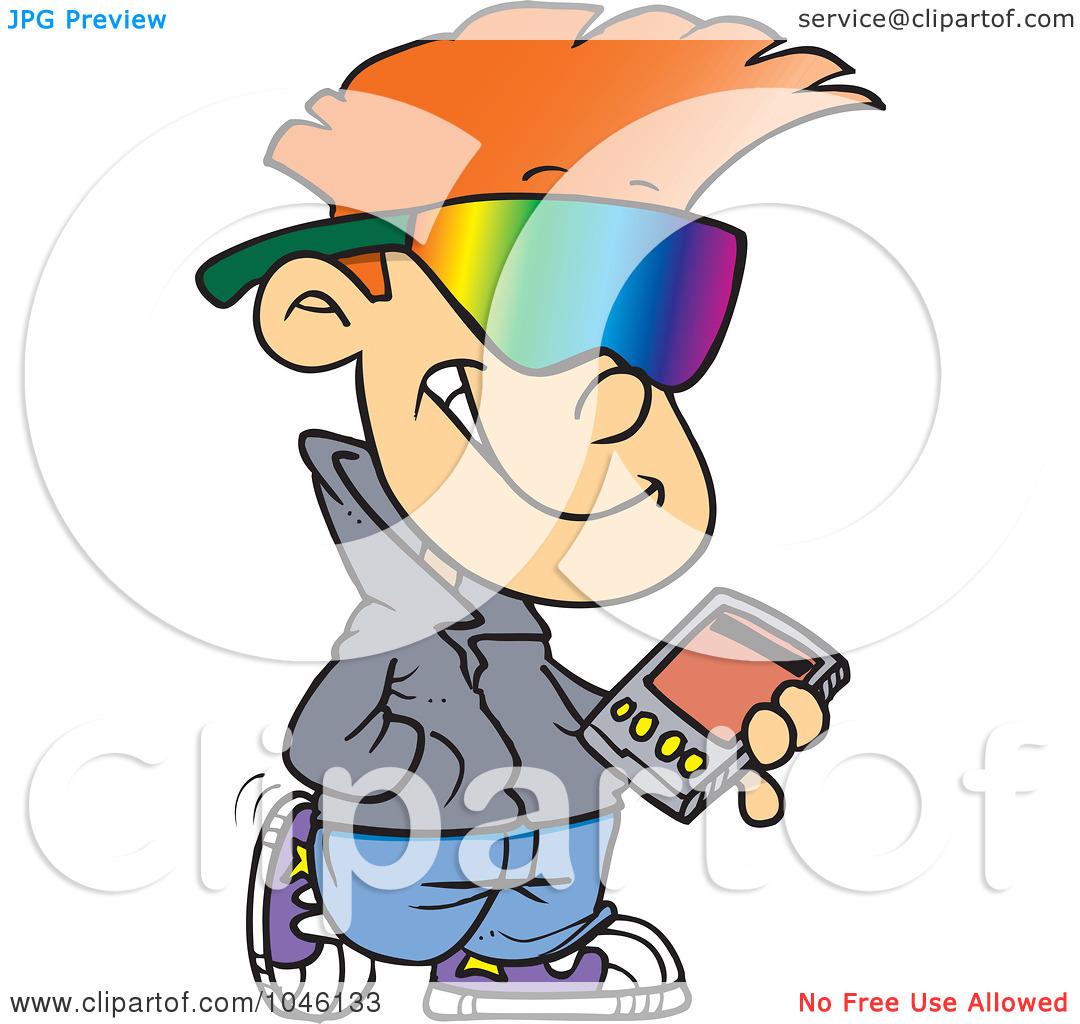 awesome clipart cool kid