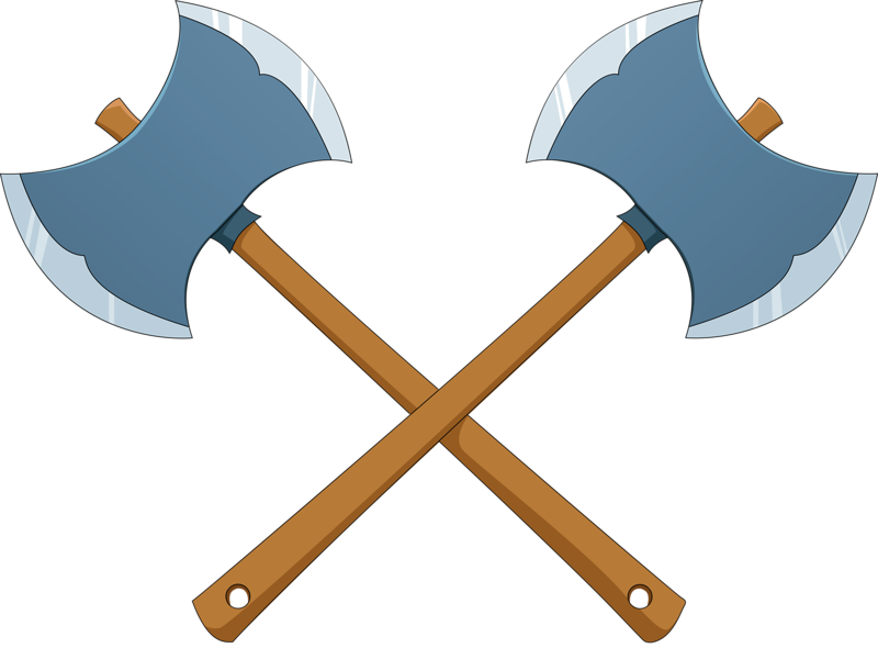 Axe clipart two. Cartoon animation ax png