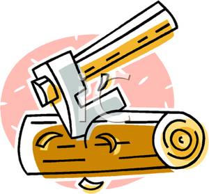 ax clipart chop wood