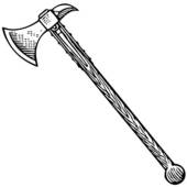 ax clipart silver axe
