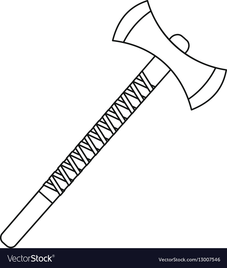 ax clipart tool outline