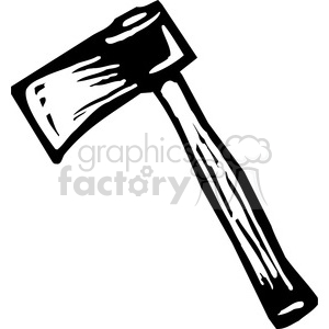 Axe clipart black and white. Royalty free 