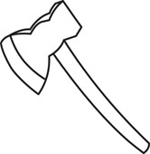 Free axe cliparts download. Ax clipart black and white