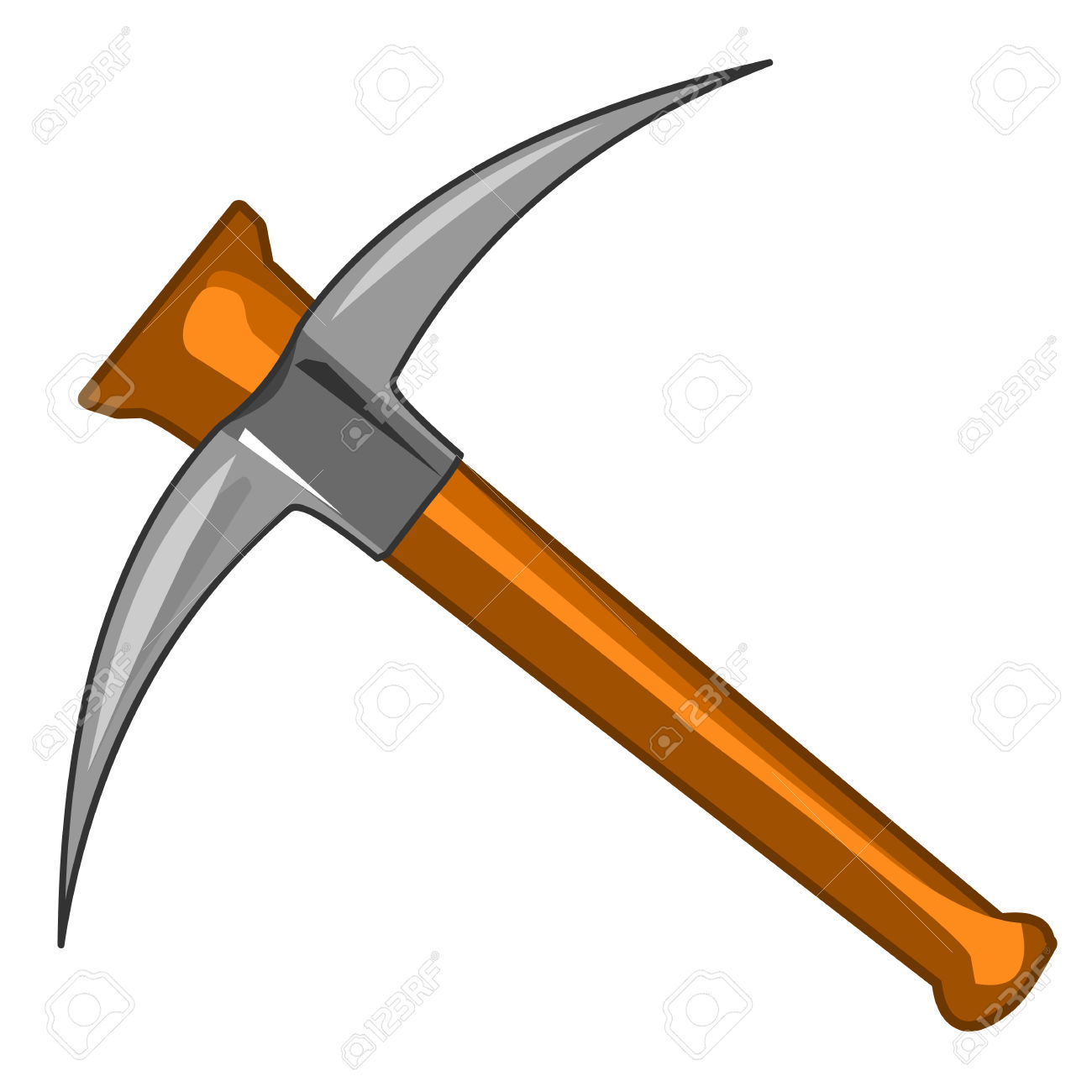 Pickaxe at getdrawings com. Axe clipart silhouette