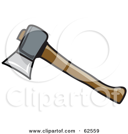 axe clipart silver axe