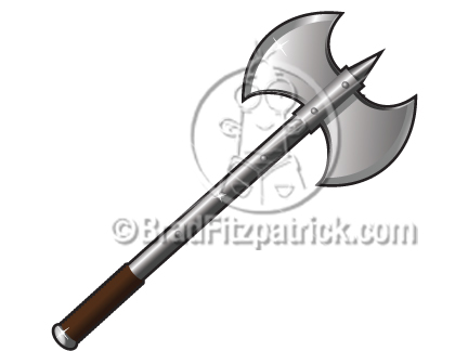 Battle axe clip art. Ax clipart vector