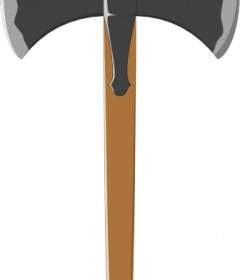 Rfc double bed clip. Axe clipart two